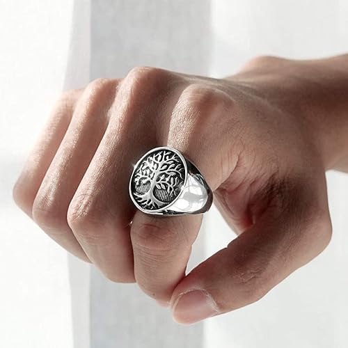 Tree Of Life Signet Ring for Men - Image 7