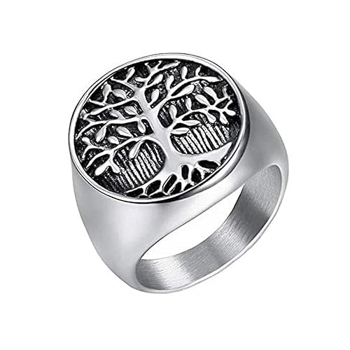 Tree Of Life Signet Ring for Men - Image 3