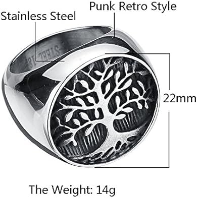Tree Of Life Signet Ring for Men - Image 2