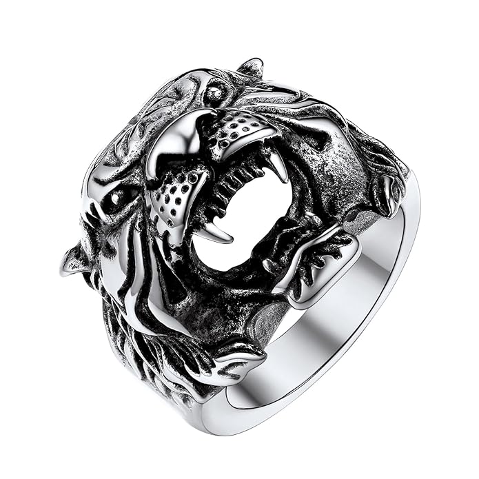 Roaring Tiger Ring for Men - Image 7