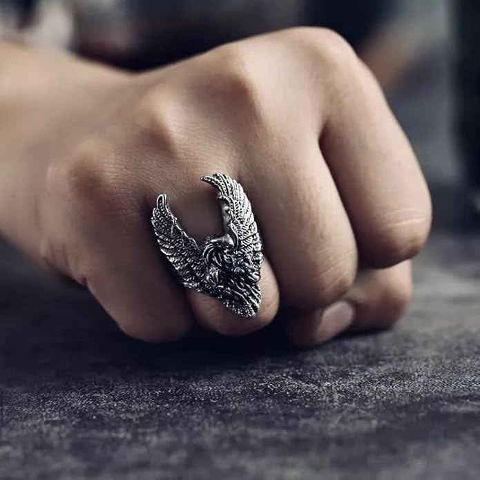 Flying Eagle Ring for Men - Image 2
