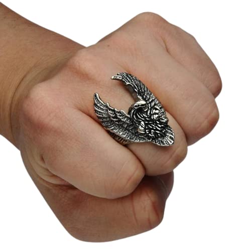 Flying Eagle Ring for Men - Image 3