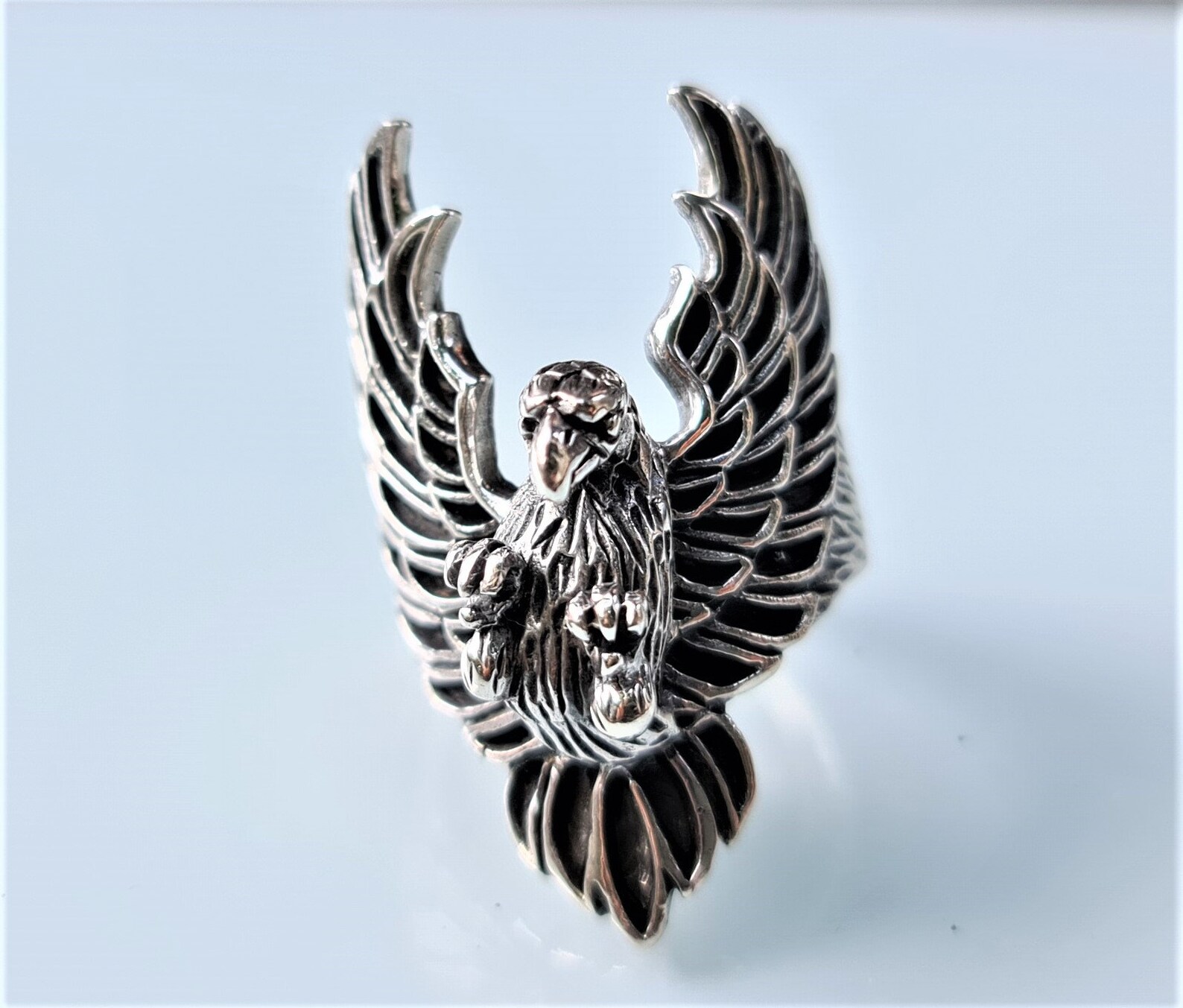 Flying Eagle Ring for Men - Image 4