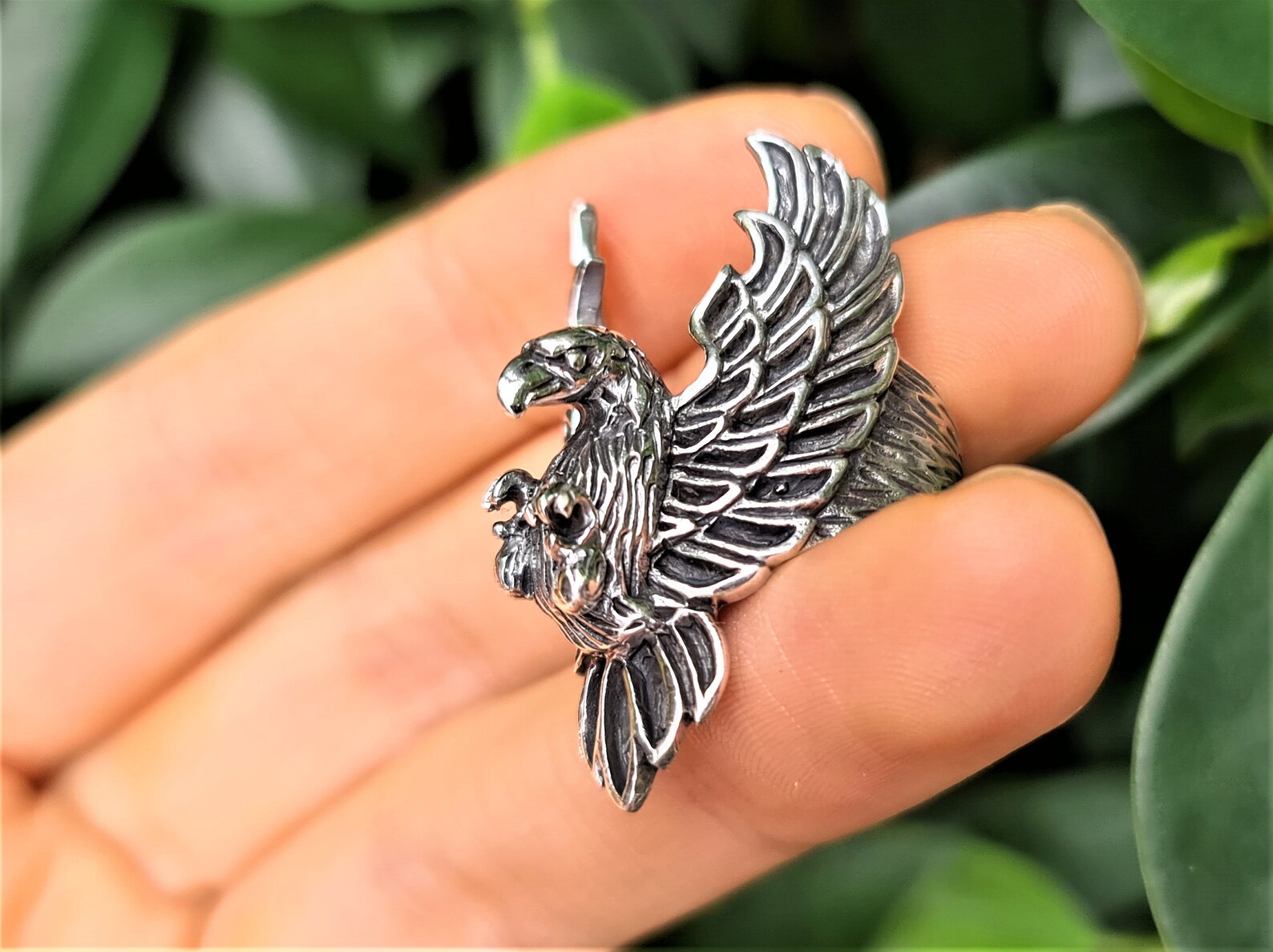 Flying Eagle Ring for Men - Image 6