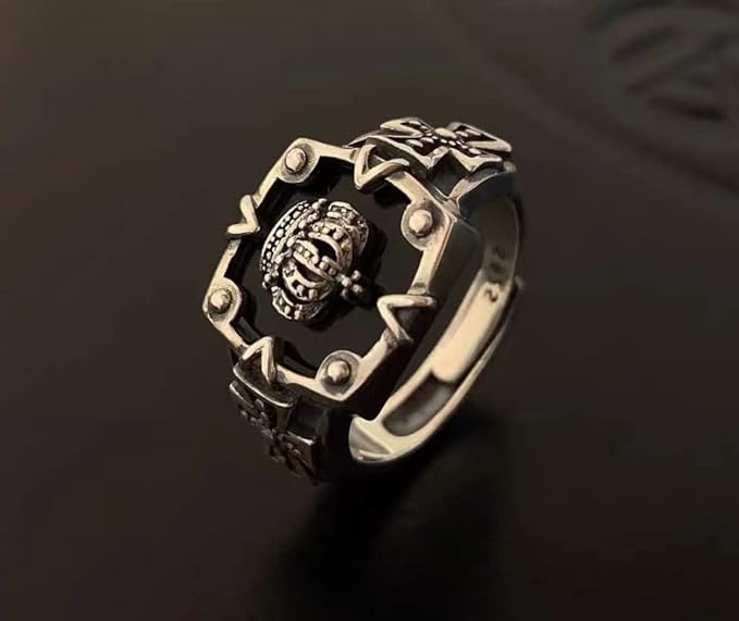 Emperor Crown Ring for Men - Adjustable - Image 6